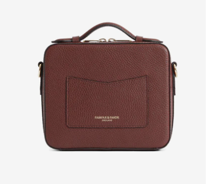 Fairfax And Favor Buckingham Cross Body Bag Burgundy Leather-1
